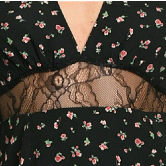 Honey Belle Spring Flowered Lace Dress - Picture 10 of 13